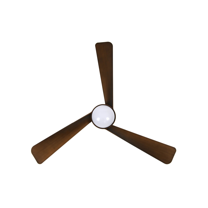 Lucci Air 21617249 - Ventilator de tavan LED dimabil OSPREY 1xGX53/12W/230V Ø 132 cm bronz + telecomandă