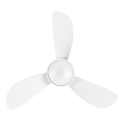 Lucci Air 51307149 - Ventilator de tavan LED dimabil SYROS II LED/18W/230V 3000/4000/6000K Ø 76 cm alb + telecomandă