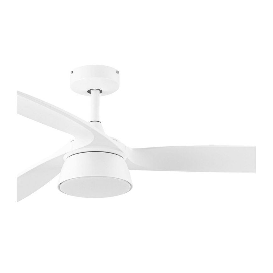 Lucci Air 513073 - Ventilator de tavan LED reglabil BRONX LED/18W/230V 3000/4000/6000K Ø 132 cm alb + telecomandă