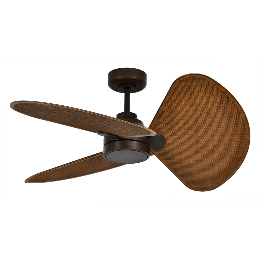 Lucci Air 51325649 - Ventilator de tavan LED dimabil SABLE 1xGX53/12W/230V 3000/4000/5000K Ø 91,5 cm maro + telecomandă
