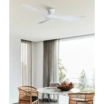 Lucci Air 514030 - Ventilator de tavan KOTARA Ø 137 cm alb + telecomandă