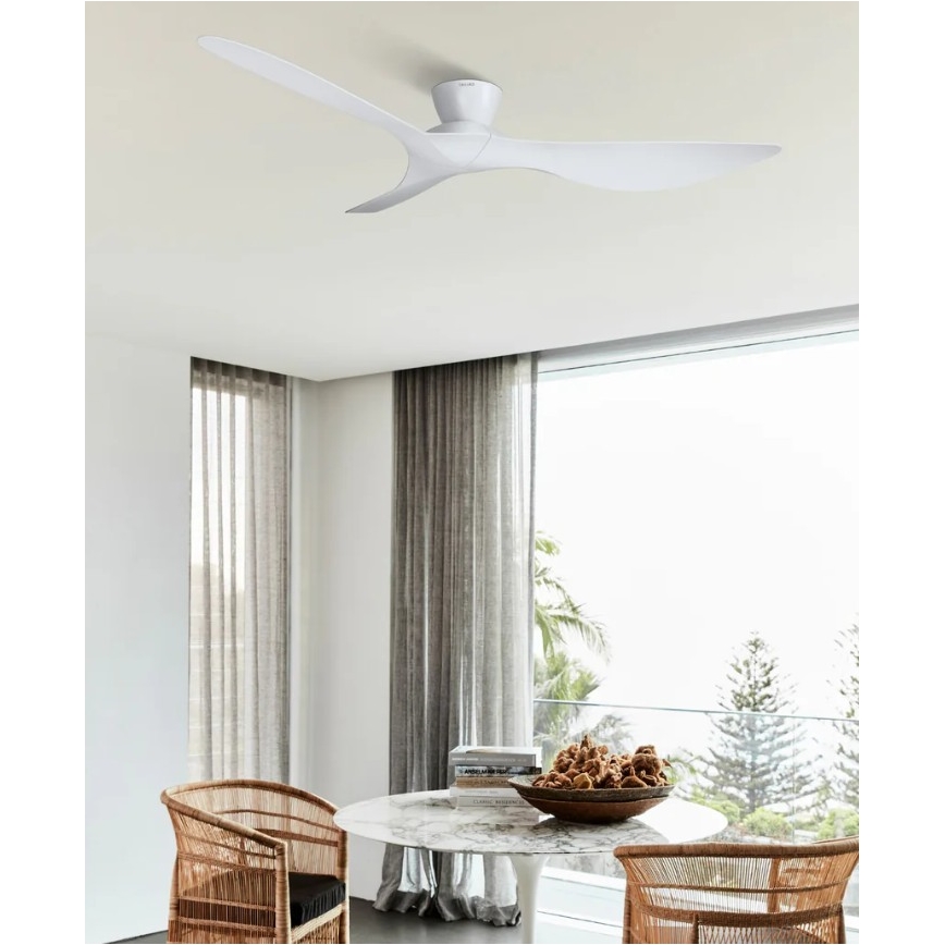 Lucci Air 514030 - Ventilator de tavan KOTARA Ø 137 cm alb + telecomandă