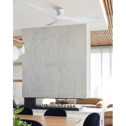 Lucci Air 514030 - Ventilator de tavan KOTARA Ø 137 cm alb + telecomandă