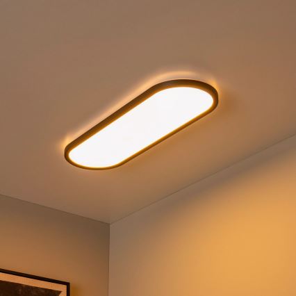 Lucide 07121/24/30 - Plafonieră LED reglabilă ELLY, LED/24W/230V, 2700/3300/4000K, 20x60 cm