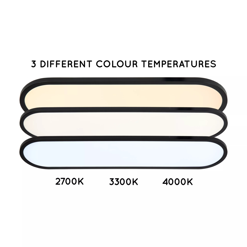 Lucide 07121/24/30 - Plafonieră LED reglabilă ELLY, LED/24W/230V, 2700/3300/4000K, 20x60 cm