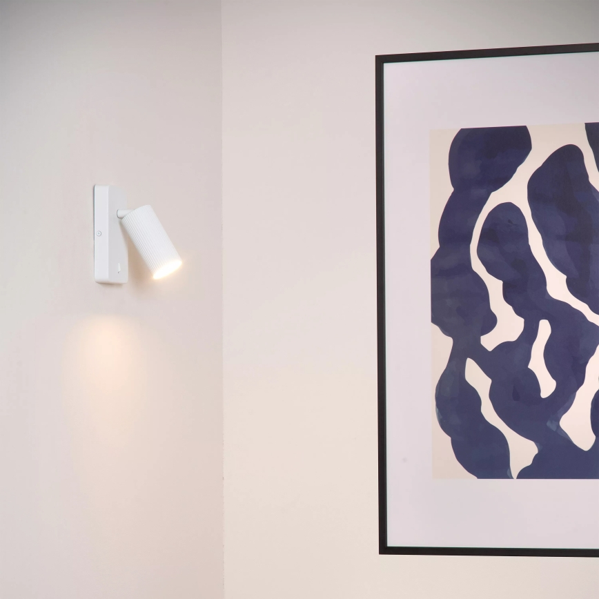 Lucide 09239/11/31 - Aplică spot de perete CLUBS 1xGU10/40W/230V albă