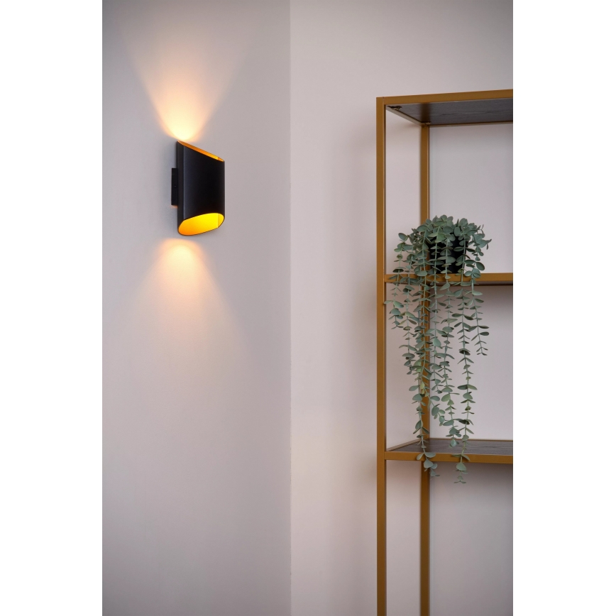 Lucide 09240/01/30 - Aplică de perete DILETTA 1xG9/40W/230V neagră