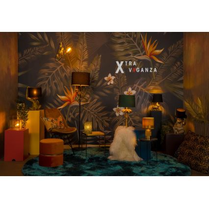 Lucide 10505/81/02 - Lampă de masă COCONUT 1xE27/60W/230V auriu/verde