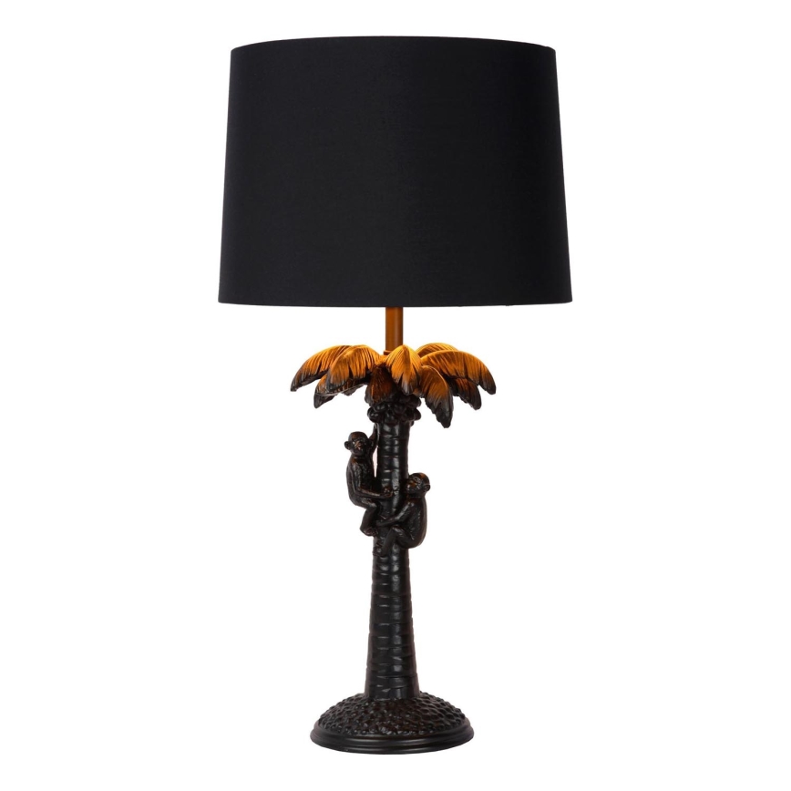 Lucide 10505/81/30 - Lampă de masă COCONUT 1xE27/60W/230V negru