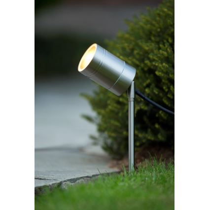 Lucide 14868/05/12 - Lampă exterior LED ARNE-LED 1xGU10/5W/230V crom mat