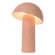 Lucide 15599/06/66 - LED Lampă de masă dimmabilă FUNGO LED/7,5W/230V roz