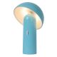 Lucide 15599/06/68 - LED Lampă de masă dimmabilă FUNGO LED/7,5W/230V albastru