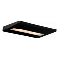 Lucide 17207/08/30 - Aplică de perete BORO LED/8W/230V neagră