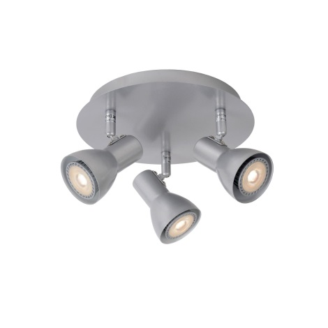 Lucide 17942/15/36 - Lampa spot LED LAURA-LED 3xGU10/5W/230V gri
