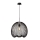 Lucide 20401/45/30 - Lampa suspendata WIRIO 1xE27/60W/230V negru 46 cm