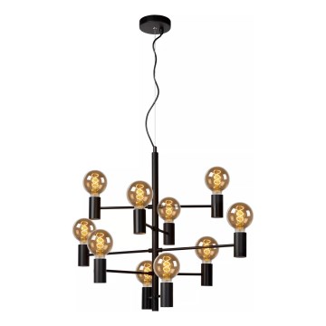 Lucide 21421/10/30 - Lustru suspendat pe cablu LEANNE 10xE27/40W/230V