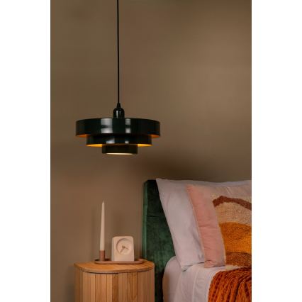 Lucide 21443/35/33 - Pendul pe cablu RUNA 1xE27/40W/230V verde