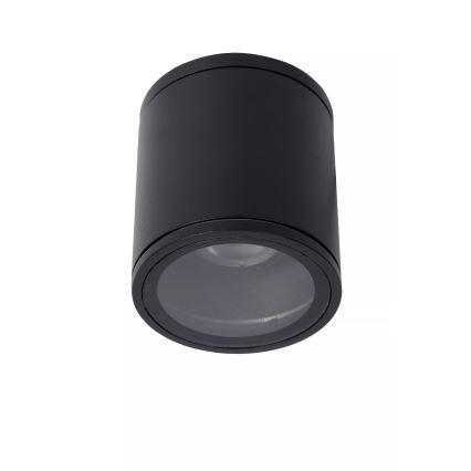 Lucide AVEN - plafonieră de baie 1x GU10/50W/230V, Ø 9 cm, IP65, neagră (22962/01/30)