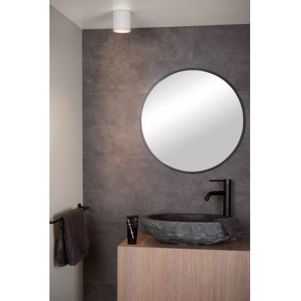 Lucide AVEN 22962/01/31 - Plafonieră de baie 1xGU10/50W/230V, Ø 9 cm, IP65, alb