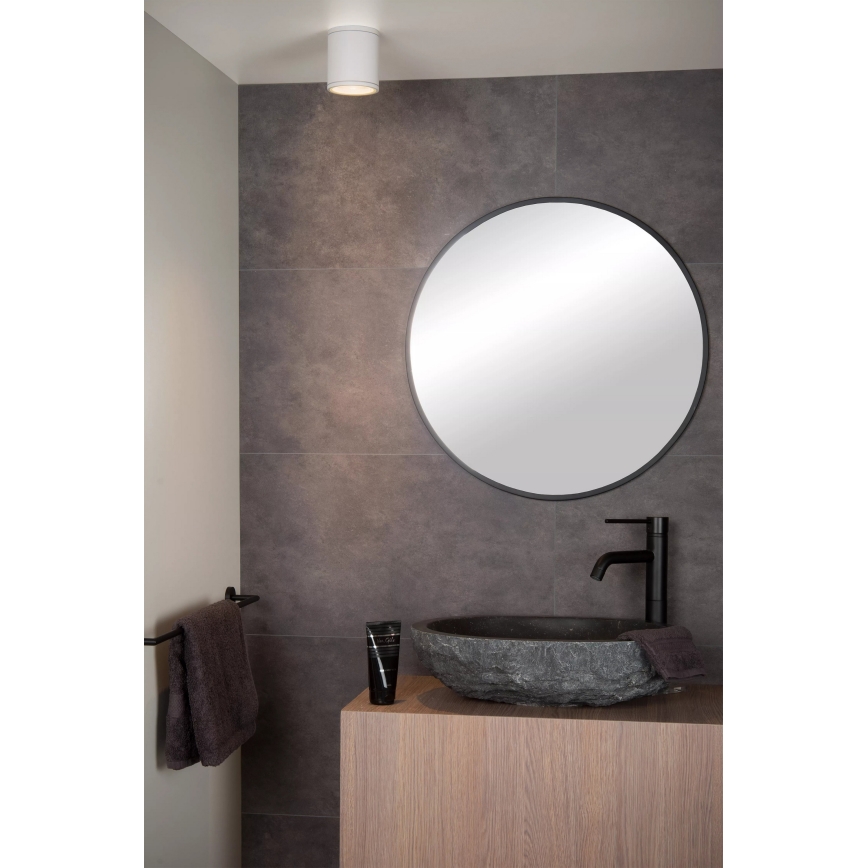 Lucide AVEN 22962/01/31 - Plafonieră de baie 1xGU10/50W/230V, Ø 9 cm, IP65, alb
