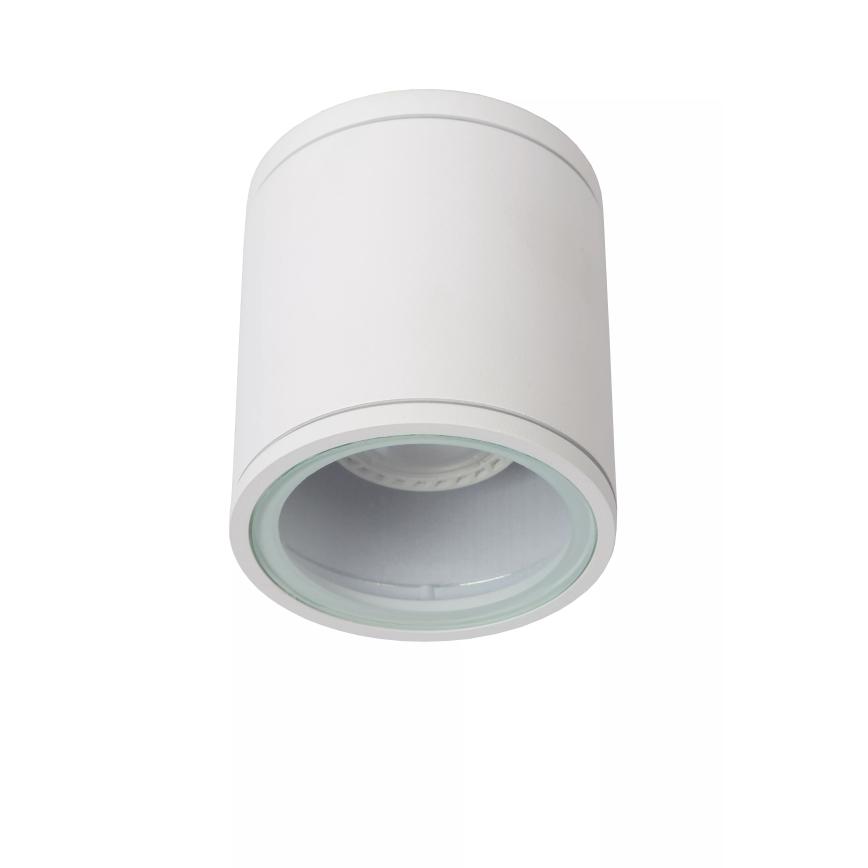 Lucide AVEN 22962/01/31 - Plafonieră de baie 1xGU10/50W/230V, Ø 9 cm, IP65, alb