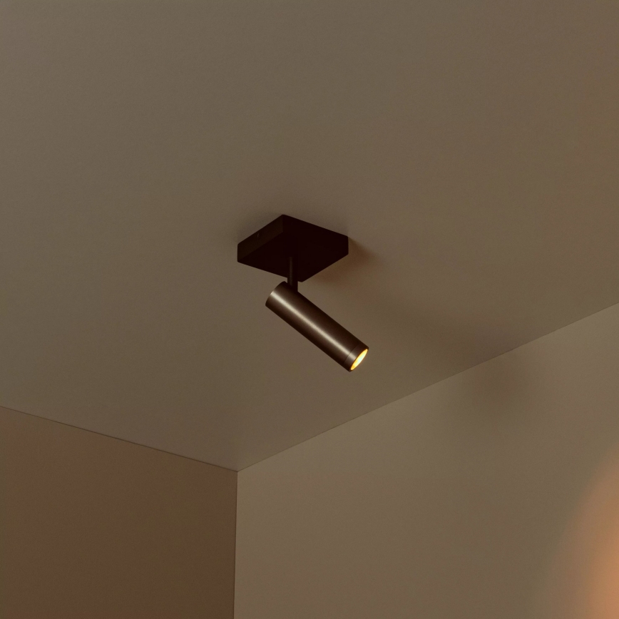 Lucide 22974/01/15 - Spot orientabil GRADO 1xGU10/40W/230V maro/negru