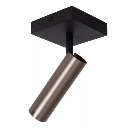 Lucide 22974/01/15 - Spot orientabil GRADO 1xGU10/40W/230V maro/negru