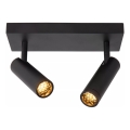 Lucide 22974/02/30 - Spot GRADO 2xGU10/8W/230V negru