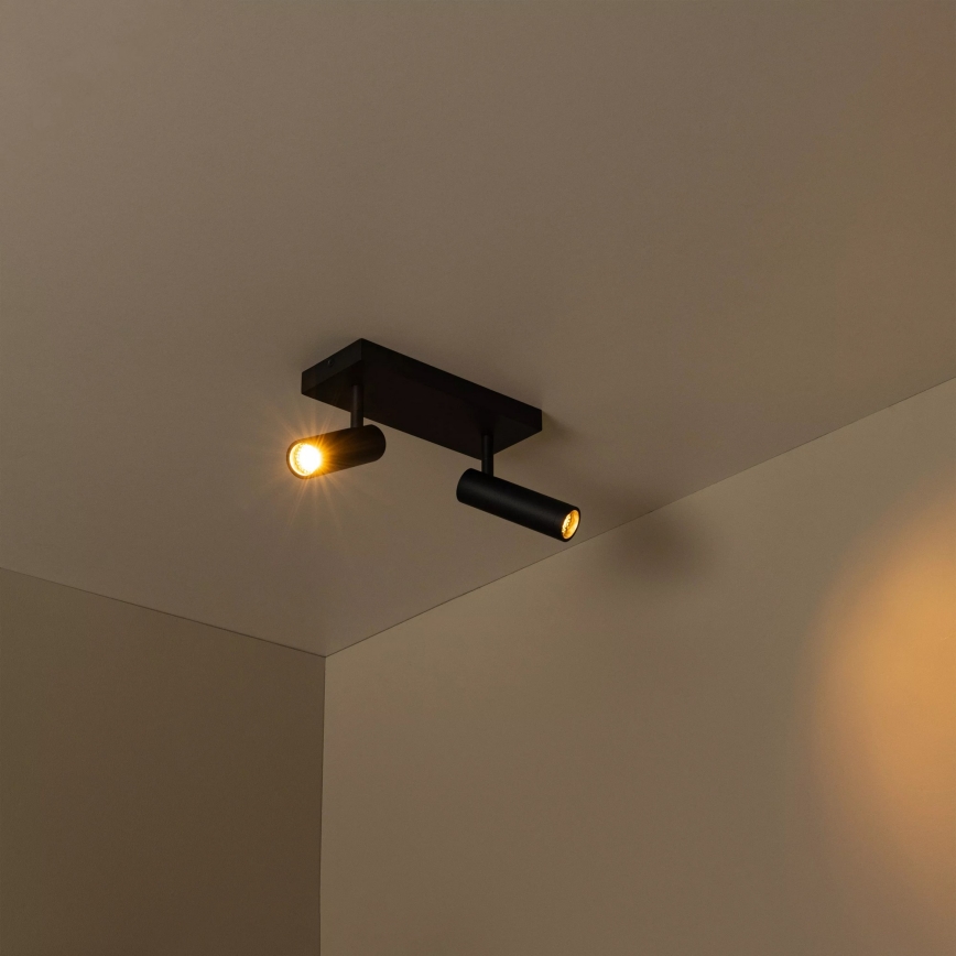 Lucide 22974/02/30 - Spot GRADO 2xGU10/8W/230V negru