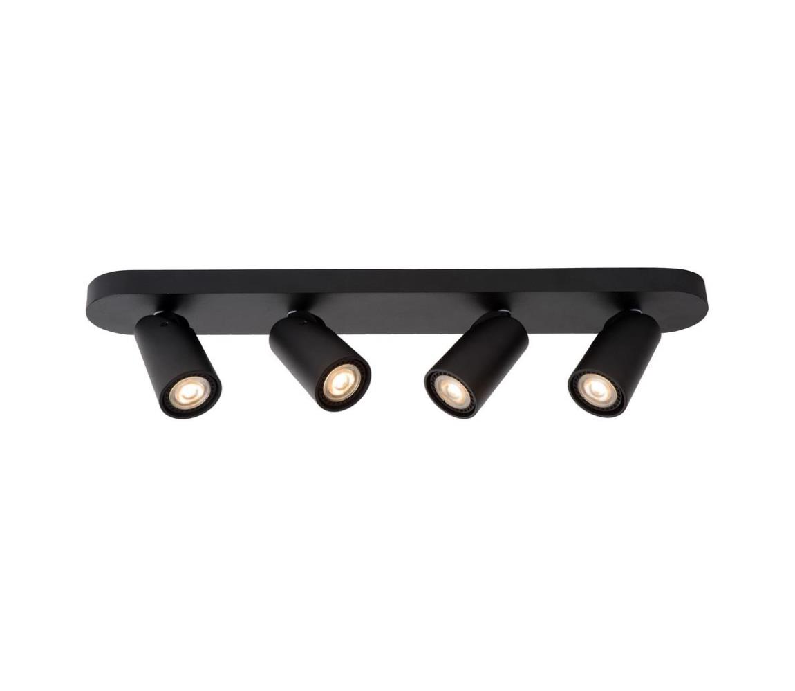 Lucide 23954/21/30 - Lampă spot XYRUS 4xGU10/5W/230V negru