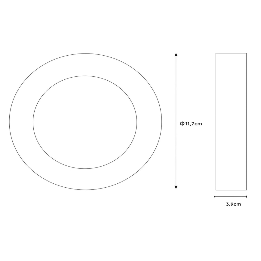 Lucide 28116/11/31 - LED Plafonieră dimmabilă BRICE LED/8W/230V IP44