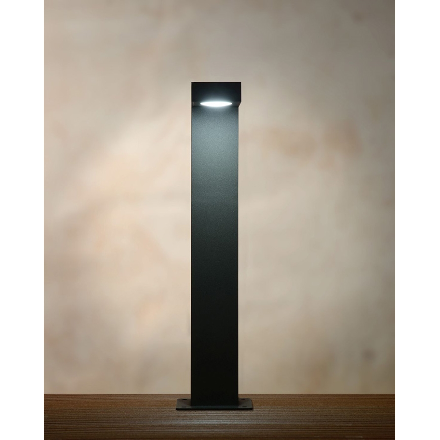 Lucide 28851/40/30 - LED lampa exterior TEXAS LED/8W/230V negru IP54 40 cm