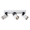 Lucide 33961/15/31 - Lampa spot LED ROAX 3xGU10/5W/230V alba