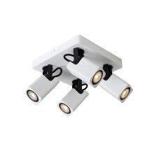 Lucide 33961/20/31 - Lampa spot LED ROAX 4xGU10/5W/230V alba