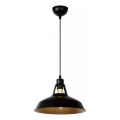 Lucide 43401/31/30 - Lampa suspendata BRASSY-BIS 1xE27/60W/230V negru