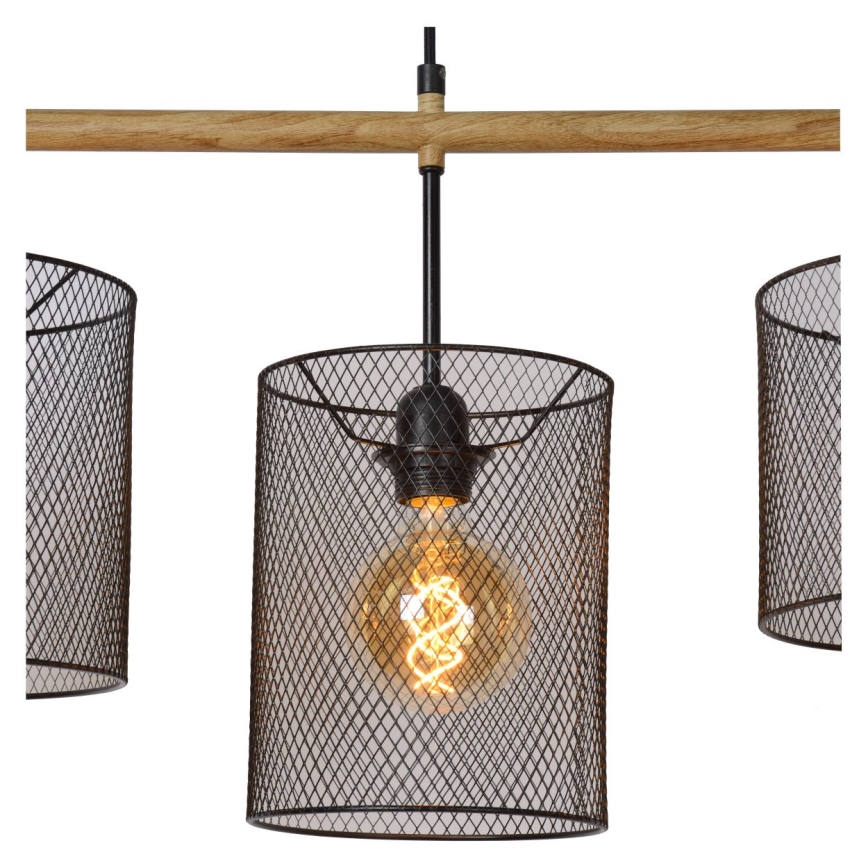 Lucide 45459/04/30 - Lustră pe tijă BASKETT 4xE27/60W/230V
