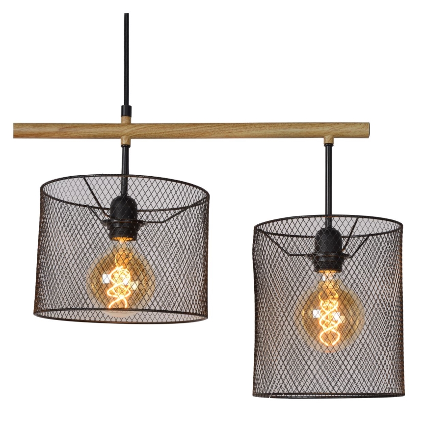 Lucide 45459/04/30 - Lustră pe tijă BASKETT 4xE27/60W/230V