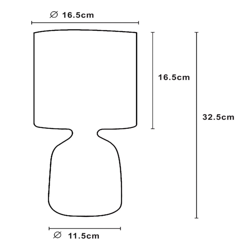 Lucide 47503/81/36 - Lampă de masă COSBY 1xE14/40W/230V