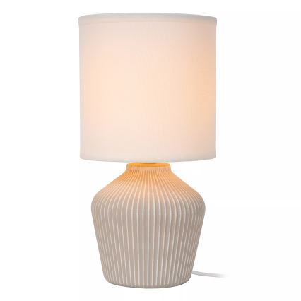 Lucide 47551/81/38 - Lampă de masă FILIZ 1xE14/40W/230V crem