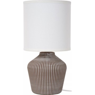 Lucide 47551/81/41 - Lampă de masă FILIZ 1xE14/40W/230V maro
