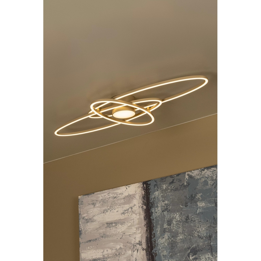 Lucide 53117/58/41 - Plafonieră LED dimabilă GALACTICA LED/60W/230V 2700K 41x101 cm + telecomandă