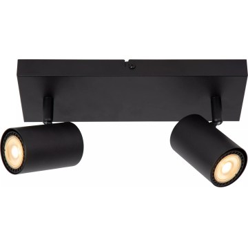 Lucide 53910/02/30 - Spot AMIGO 2xGU10/40W/230V negru