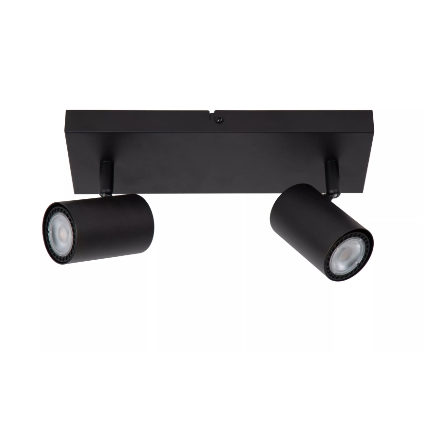 Lucide 53910/02/30 - Spot AMIGO 2xGU10/40W/230V negru
