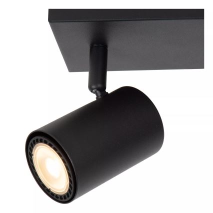 Lucide 53910/02/30 - Spot AMIGO 2xGU10/40W/230V negru