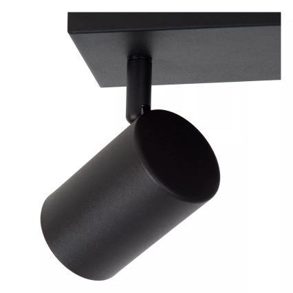 Lucide 53910/02/30 - Spot AMIGO 2xGU10/40W/230V negru