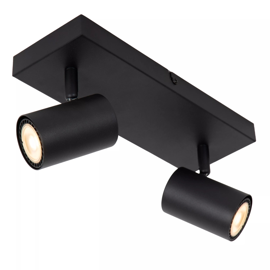 Lucide 53910/02/30 - Spot AMIGO 2xGU10/40W/230V negru