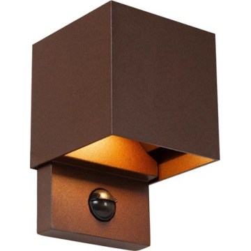 Lucide 69810/07/97 - Aplică de perete pentru exterior LED cu senzor de mișcare TADZIO LED/7W/230V IP65