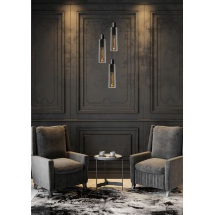 Lucide 74404/13/65 - Lustră pe cablu ORLANDO 3xE27/40W/230V