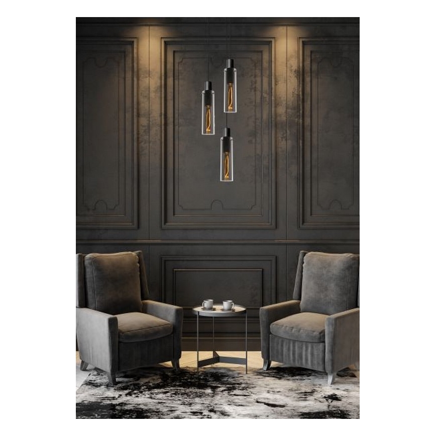 Lucide 74404/13/65 - Lustră pe cablu ORLANDO 3xE27/40W/230V