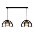 Lucide 76464/02/30 - Lustră pe cablu DIKRA 2xE27/60W/230V